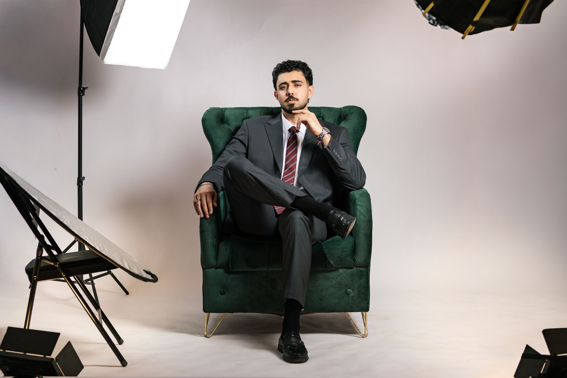 En professionel kvinde i kontoret